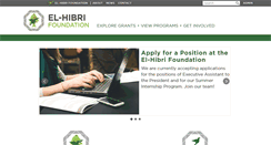 Desktop Screenshot of elhibrifoundation.org